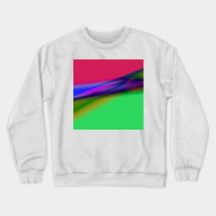 red blue green abstract art Crewneck Sweatshirt